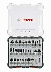 Набор фрез Bosch для различных применений с хвостовиком 8 мм, 30 шт. (2607017475, 2 607 017 475)