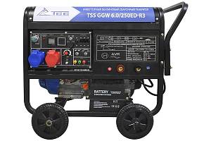 Инверторный бензиновый сварочный генератор TSS GGW 6.0/250ED-R3 ТСС