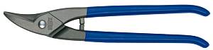 D214-275 Ножницы по металлу, фигурные, для отверстий, правые, рез: 1.0 мм, 275 мм, короткий прямой и фигурный рез (малый R) ERDI